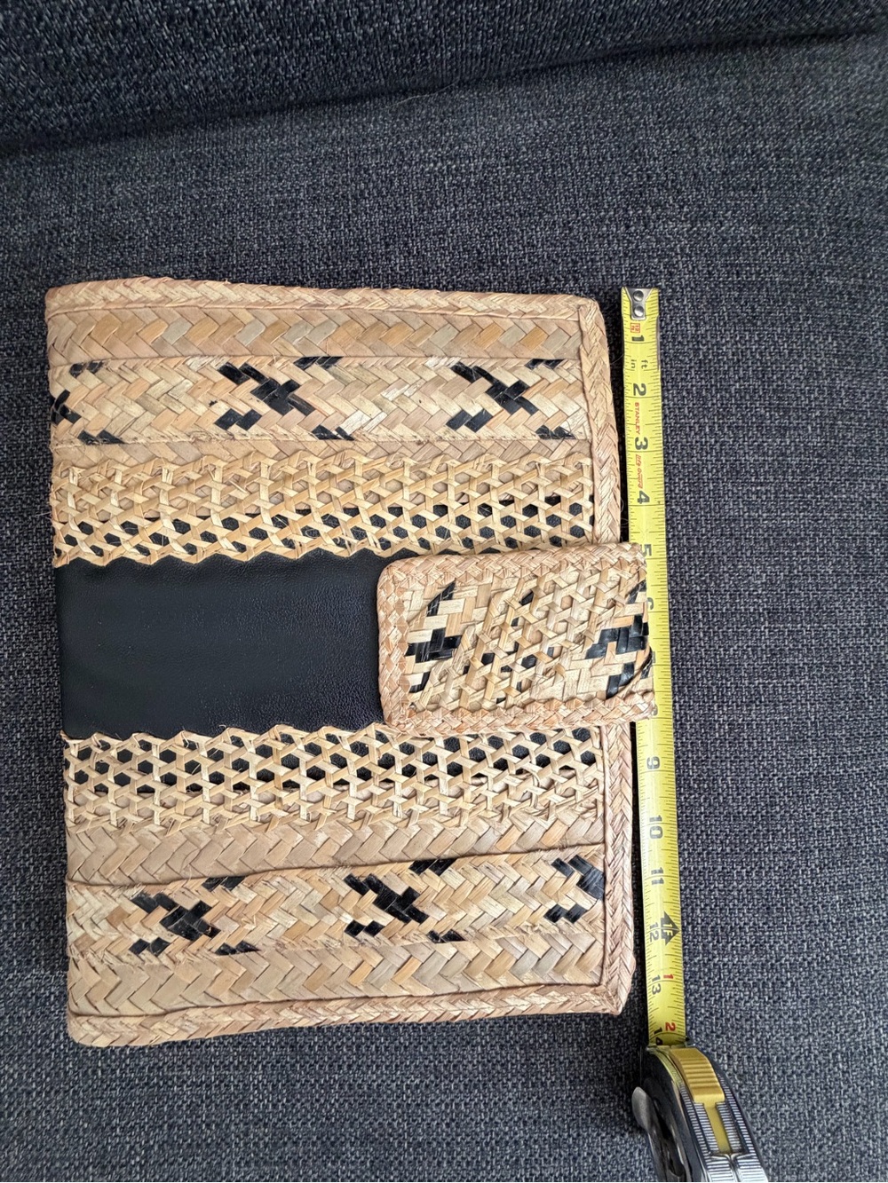 Portfolio/Folder woven straw